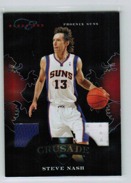 2010-11 Elite Black Box Crusade Materials #13 Steve Nash