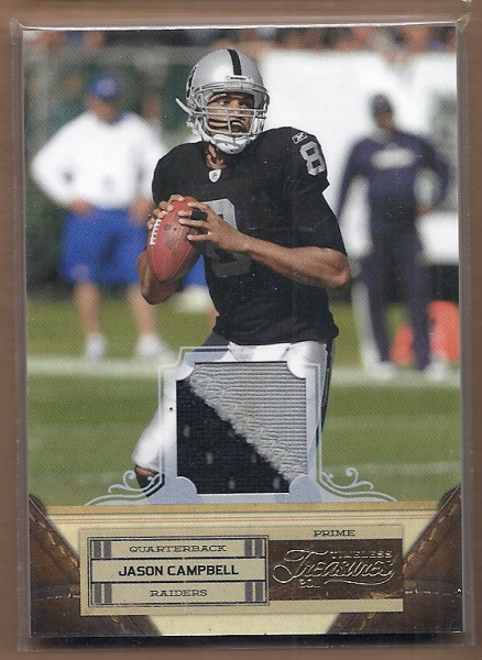 2011 Timeless Treasures Jerseys Prime #40 Jason Campbell/25
