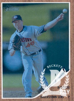2011 Topps Heritage Minors Blue Tint #200 Robbie Ray