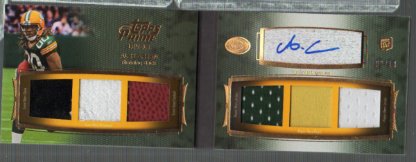 2011 Topps Prime Autographed Relics Level 1 #PIAG Alex Green