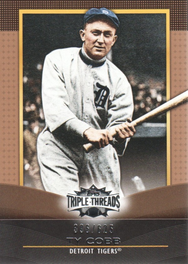 2011 Topps Triple Threads Sepia #26 Ty Cobb