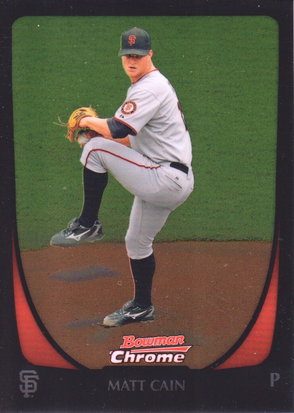 2011 Bowman Chrome #39 Matt Cain