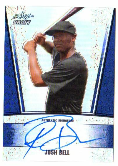 2011 Leaf Metal Draft Prismatic Blue #JB4 Josh Bell