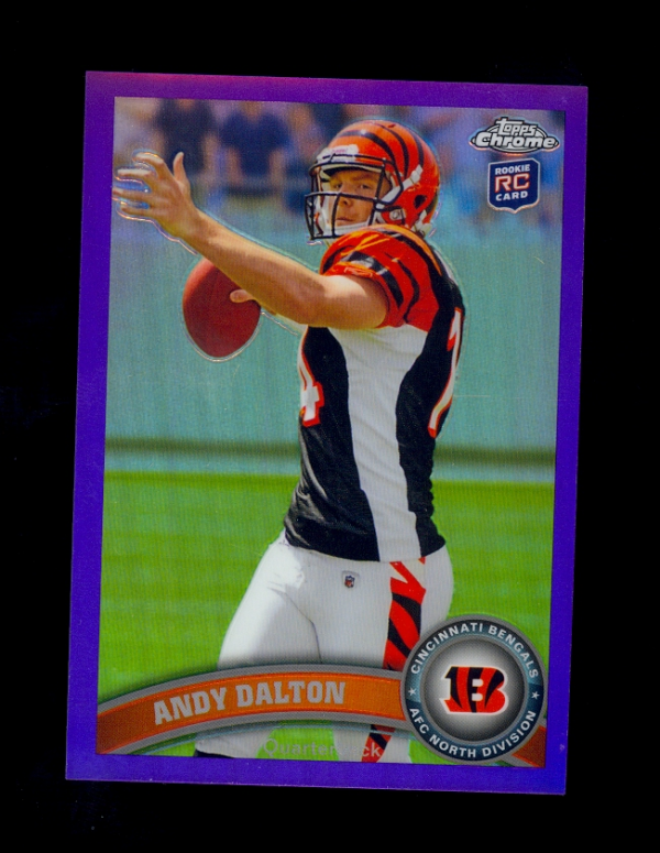 2011 Topps Chrome Purple Refractors #51 Andy Dalton