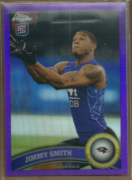 2011 Topps Chrome Purple Refractors #63 Jimmy Smith