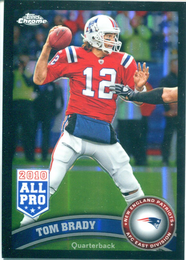 2011 Topps Chrome Black Refractors #20 Tom Brady