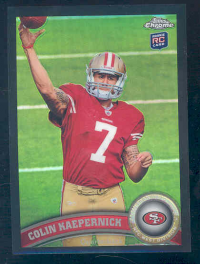 2011 Topps Chrome Black Refractors #25 Colin Kaepernick