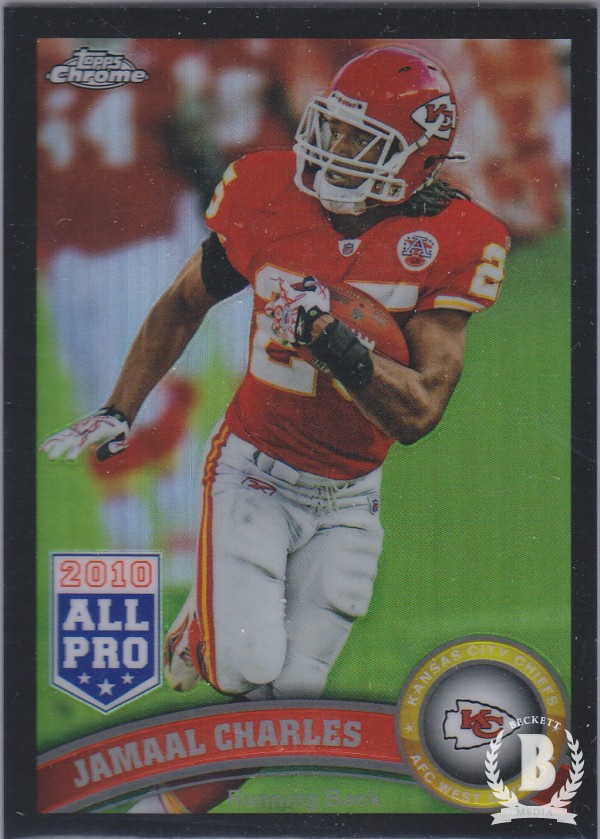 2011 Topps Chrome Black Refractors #73 Jamaal Charles