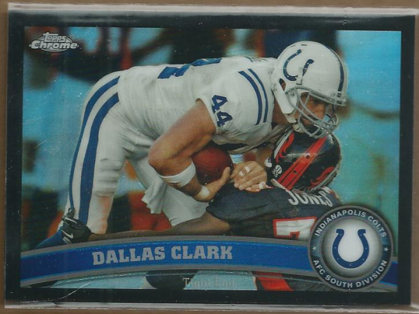 2011 Topps Chrome Black Refractors #105 Dallas Clark
