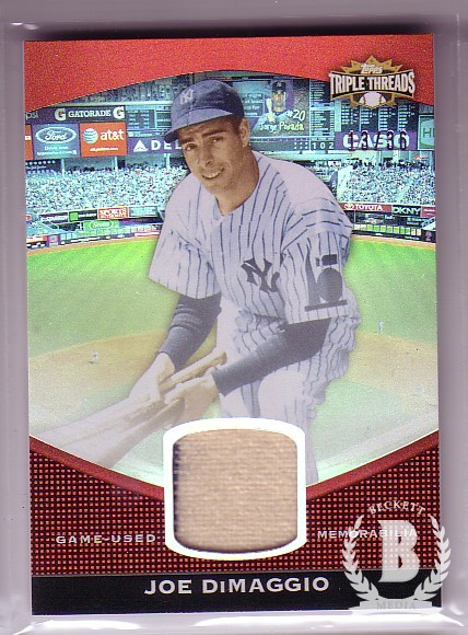 2011 Topps Triple Threads Unity Relics #USR6 Joe DiMaggio