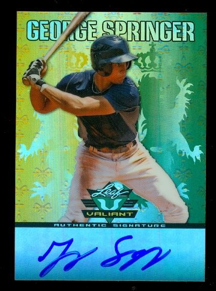 2011 Leaf Valiant Draft #GS1 George Springer