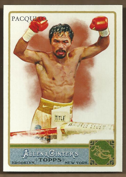 2011 Topps Allen and Ginter Glossy #262 Manny Pacquiao
