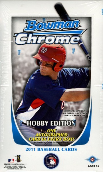 2011 Bowman Chrome Baseball Hobby Box