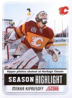 2011-12 Score #23 Miikka Kiprusoff SH