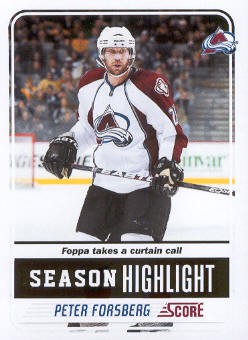 2011-12 Score #33 Peter Forsberg SH