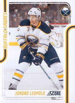 2011-12 Score #77 Jordan Leopold