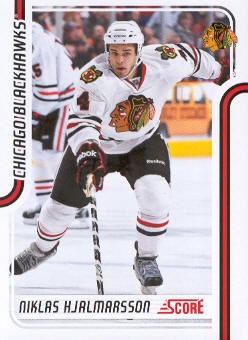 2011-12 Score #124 Niklas Hjalmarsson