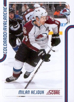 2011-12 Score #129 Milan Hejduk