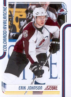 2011-12 Score #137 Erik Johnson