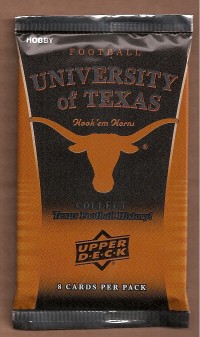 2011 Upper Deck Texas Football Hobby Pack
