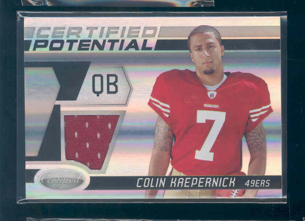 2011 Certified Certified Potential Materials #10 Colin Kaepernick