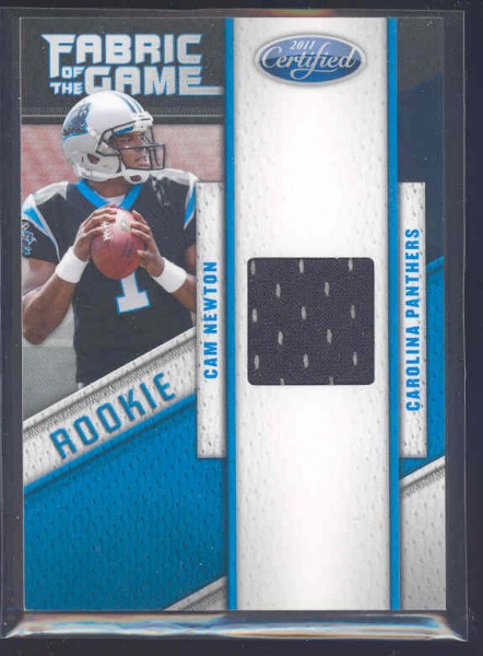 2011 Certified Rookie Fabric of the Game #24 Cam Newton/250