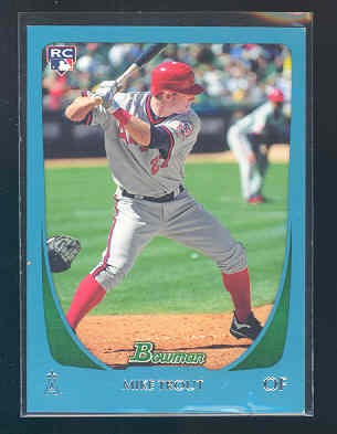 2011 Bowman Draft Blue #101 Mike Trout