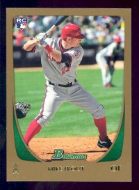 2011 Bowman Draft Gold #101 Mike Trout