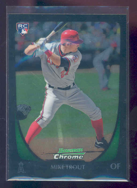 2011 Bowman Chrome Draft #101 Mike Trout RC