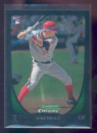 2011 Bowman Chrome Draft #101 Mike Trout RC