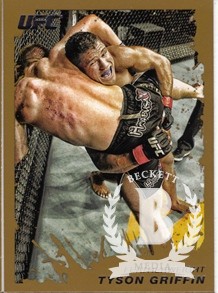 2011 Topps UFC Moment of Truth Gold #36 Tyson Griffin