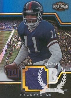 2011 Topps Triple Threads Unity Relics #TTUSR9 Phil Simms