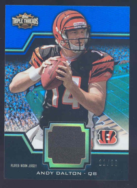 2011 Topps Triple Threads Unity Relics #TTUSR88 Andy Dalton