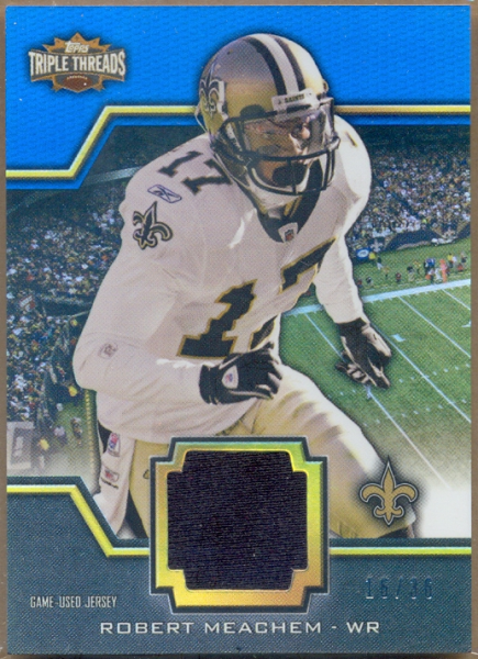 2011 Topps Triple Threads Unity Relics #TTUSR169 Robert Meachem