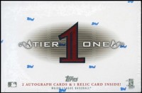 2011 Topps Tier One Baseball Hobby Box front image