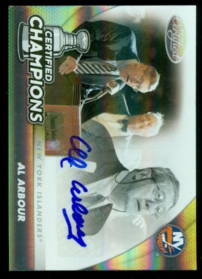 2011-12 Certified Champions Autographs #17 Al Arbour/25