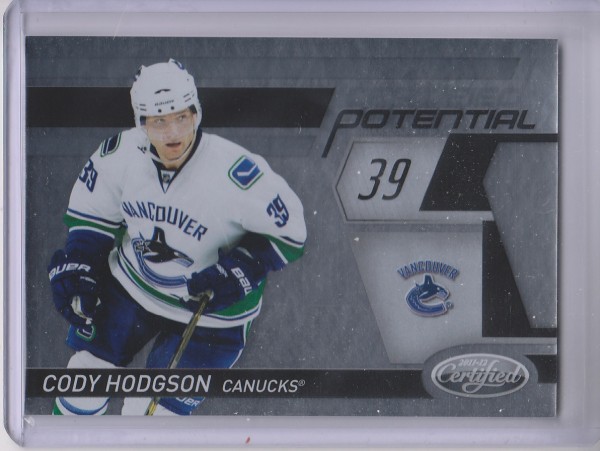 2011-12 Certified Potential #7 Cody Hodgson
