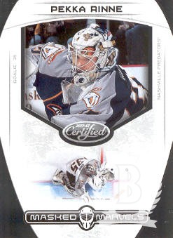 2011-12 Certified Masked Marvels #7 Pekka Rinne