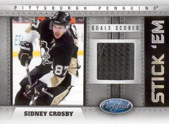 2011-12 Certified Stick Em #3 Sidney Crosby