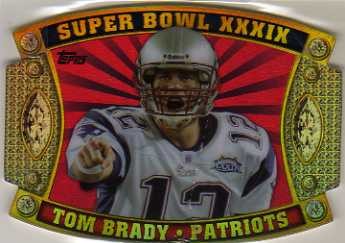 2011 Topps Super Bowl Legends Giveaway Die Cut #49 Tom Brady