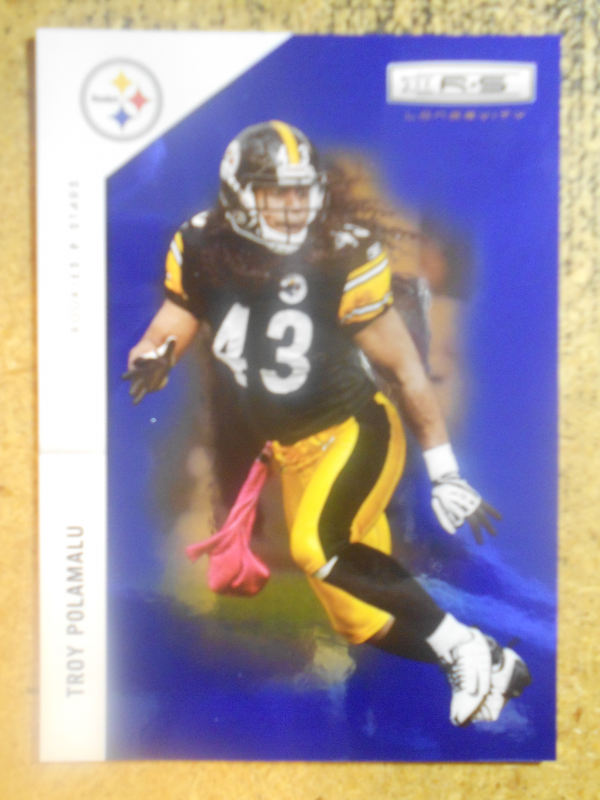 2011 Rookies and Stars Longevity Sapphire #119 Troy Polamalu