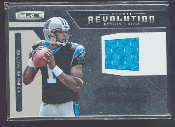 2011 Rookies and Stars Longevity Rookie Revolution Materials #35 Cam Newton