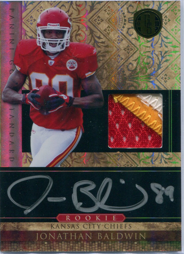 2011 Panini Gold Standard #259 Jonathan Baldwin JSY AU/525 RC