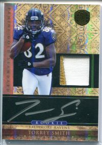 2011 Panini Gold Standard #268 Torrey Smith JSY AU/525 RC front image