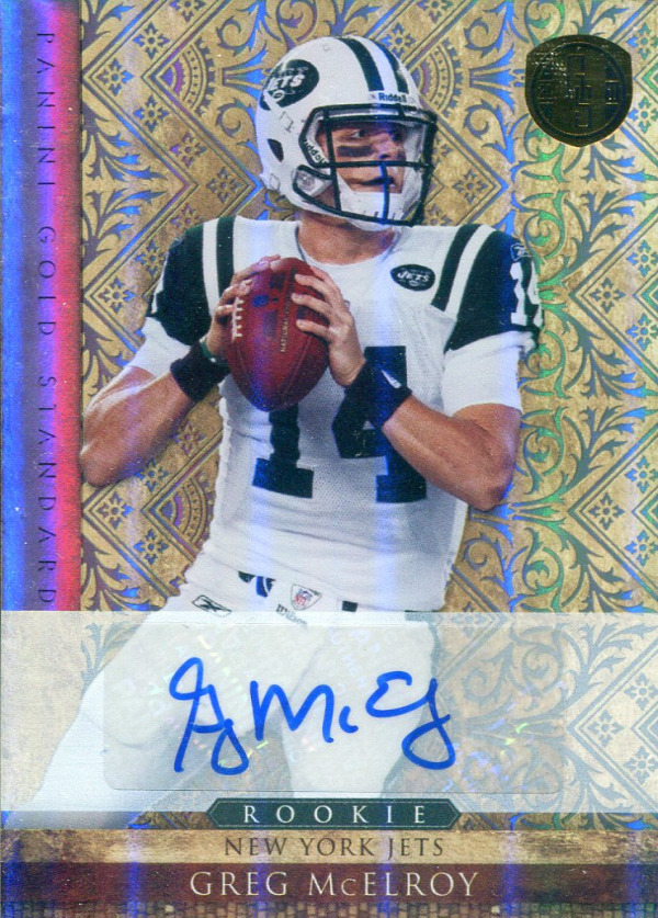 2011 Panini Gold Standard Autographs Silver #186 Greg McElroy/499