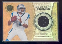 2011 Panini Gold Standard Gold Leaf Rookies Materials #1 Cam Newton