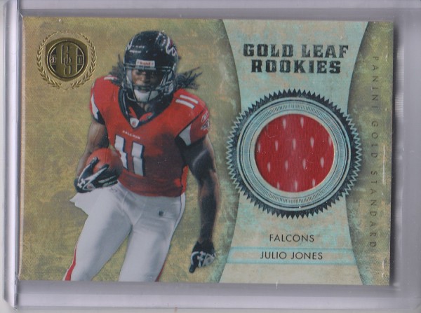 2011 Panini Gold Standard Gold Leaf Rookies Materials #5 Julio Jones