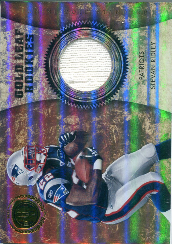 2011 Panini Gold Standard Gold Leaf Rookies Materials #23 Stevan Ridley