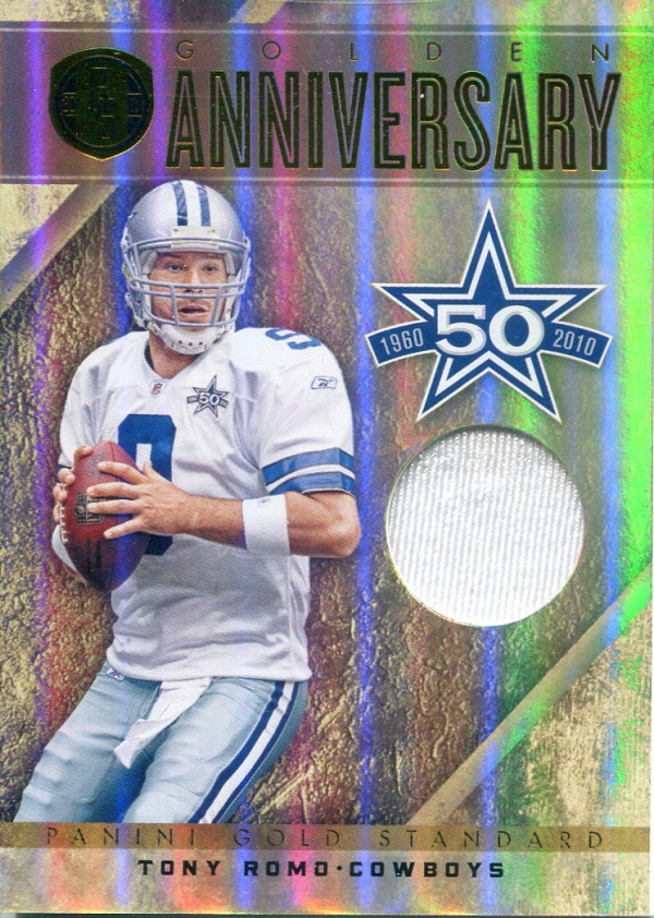 2011 Panini Gold Standard Golden Anniversary Materials #49 Tony Romo/99