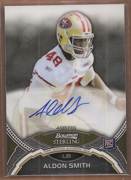 2011 Bowman Sterling #BSAAS Aldon Smith AU